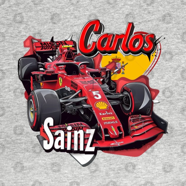 Carlos Sainz, ferrari, formula 1, F1 by Pattyld